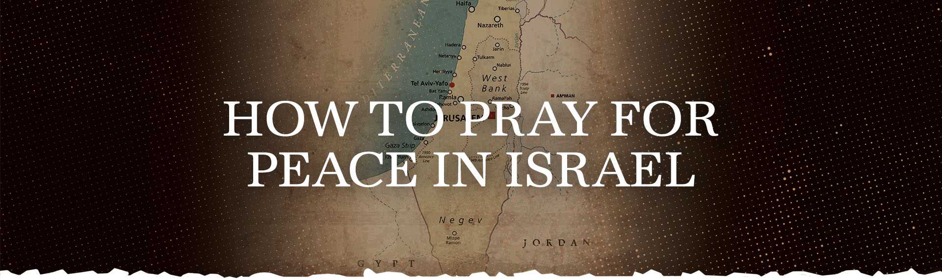 Pray for Israel | Billy Graham Evangelistic Association